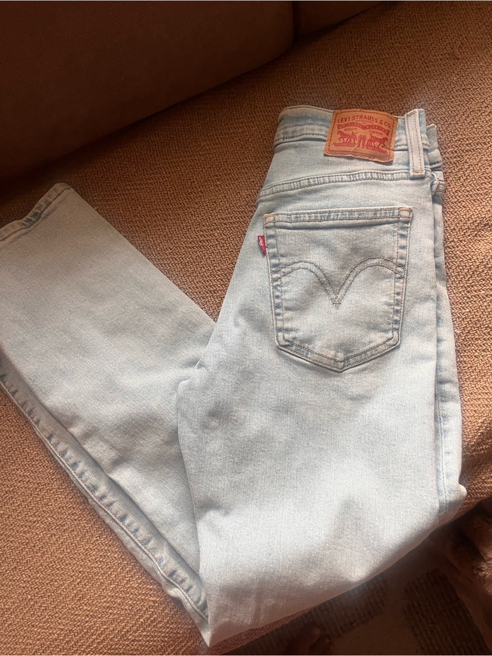 Levi's wedgies straight jeans w26